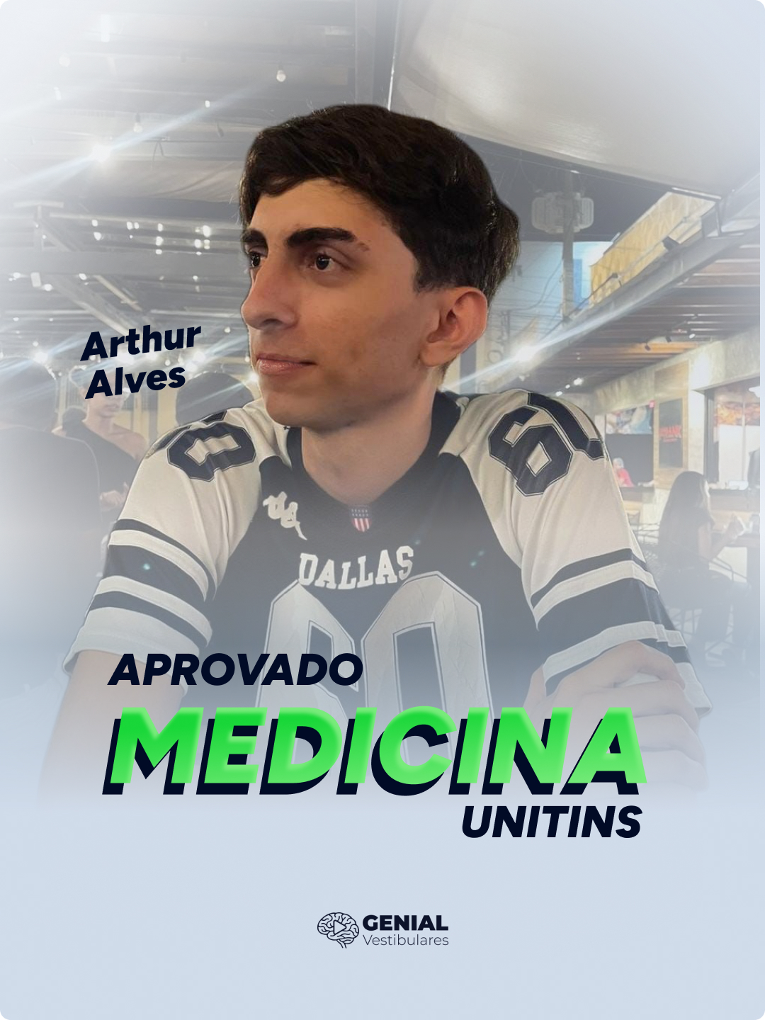 Arthur Alves — aprovado em Medicina UNITINS