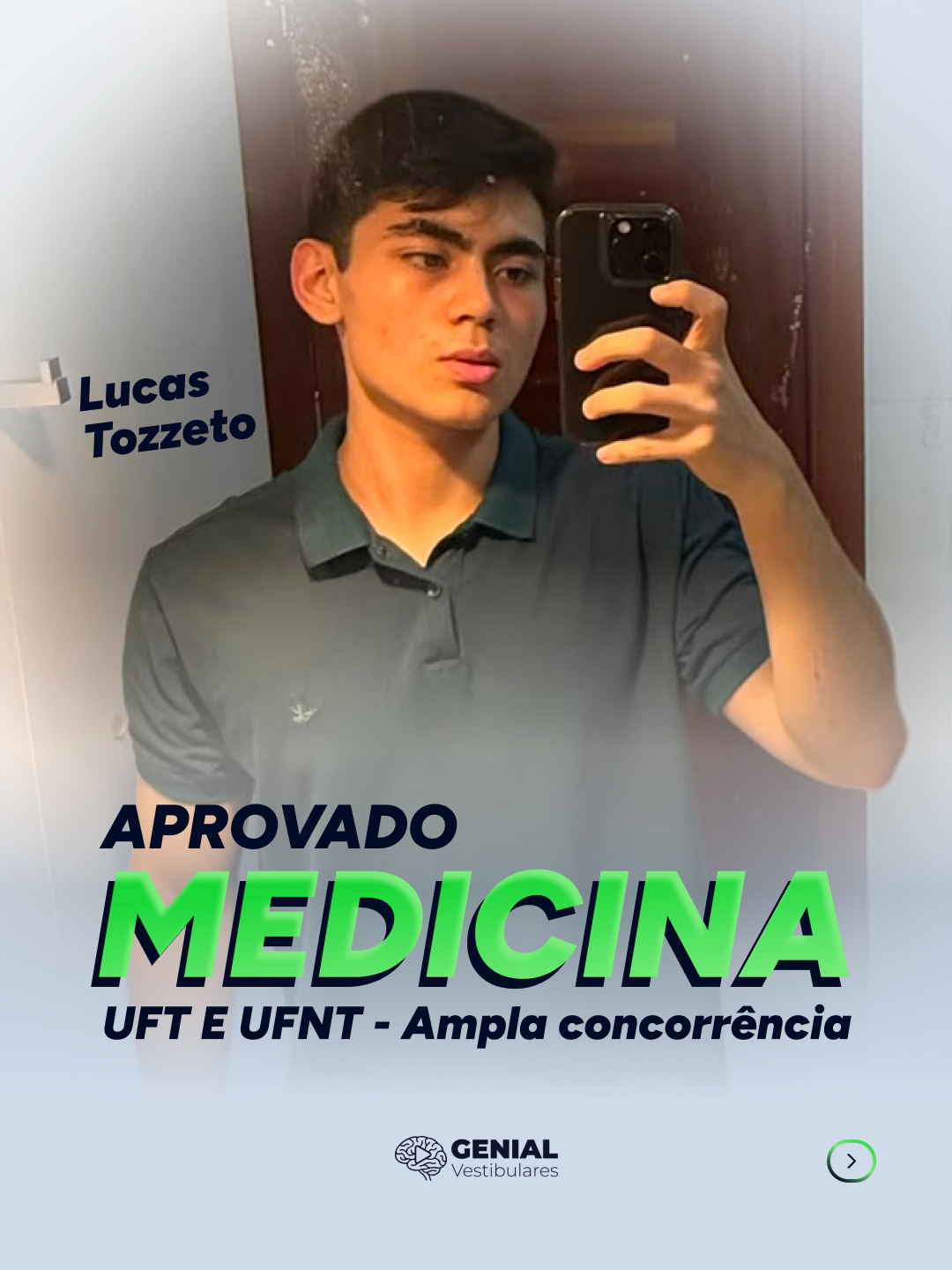 Lucas Tozzeto — aprovado em Medicina UFT e UFNT (Ampla)