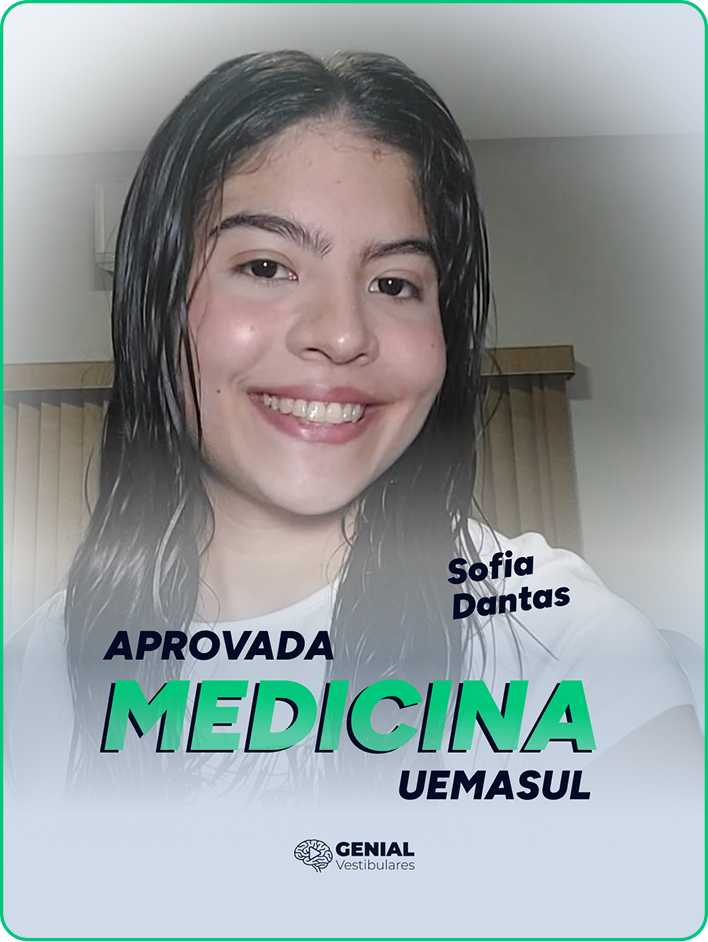 Sofia Dantas — aprovada em Medicina UEMASUL