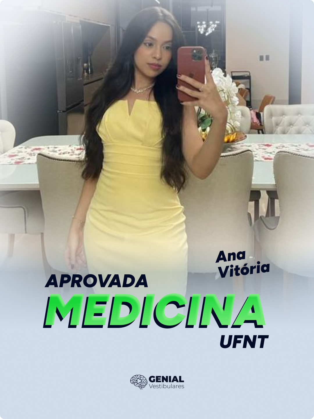 Ana Vitória — aprovada em Medicina UFNT